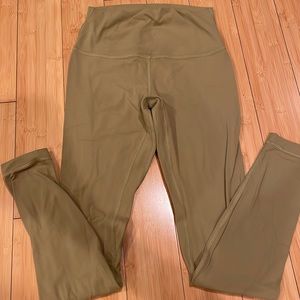 Yellow align lululemon leggings